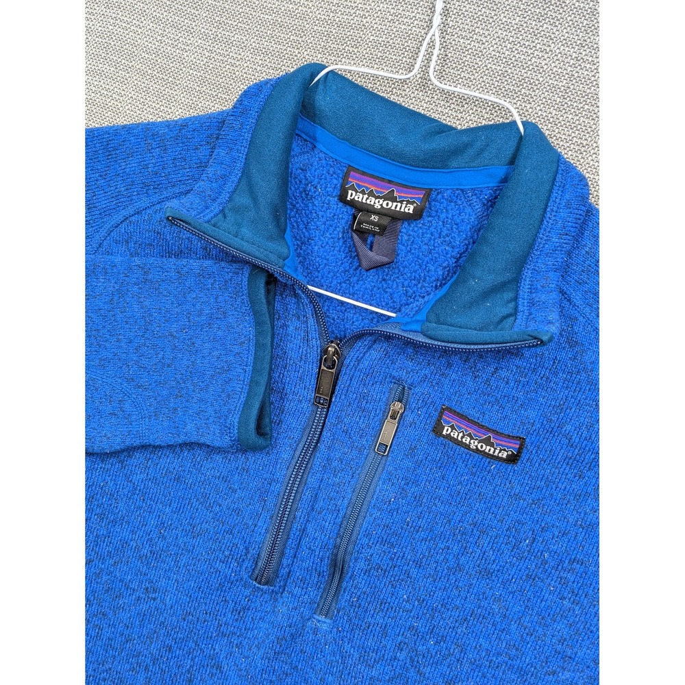 Patagonia Better Sweater Pullover Womens XS Blue 1/4 Zip Fleece Outdoor